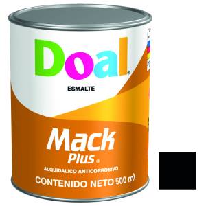 Esmalte linea 700 mack 717 negro 0.5l Doal