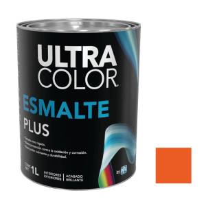 Esmalte linea plus naranja 1.0l ultracolor