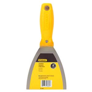 Espatula flexible acero 100mm 4" mango de plastico Stanley