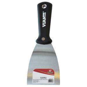 Espatula Flexible Acero 100Mm 4" Mango De Plastico Vianti