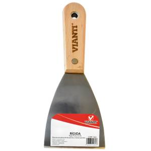 Espatula Rigida Acero 075Mm 3" Mango De Madera Vianti