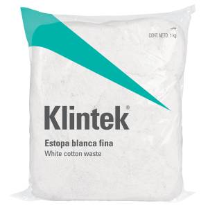 [204935ZN] Estopa blanca 1.0 kg KLINTEK