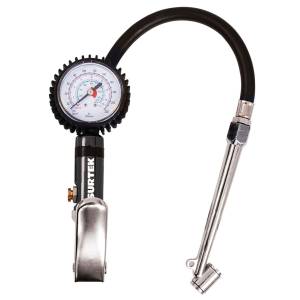 [231837ZN] Inflador doble con calibrador 220lbs metal Surtek