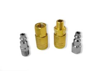 Juego 2 conectores 2 coples macho/hembra para compresor Goni