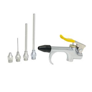 [229491ZN] Juego pistola soplete con 5 boquillas Surtek