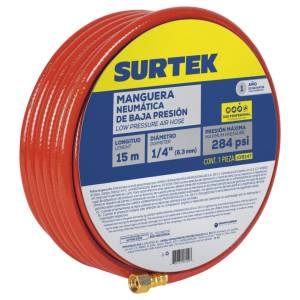 [229510ZN] Manguera para compresor PVC 1/4" 15mt Surtek
