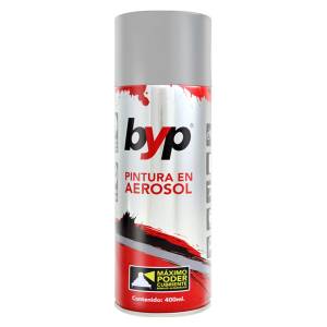 Pintura En Aerosol 400Ml Aluminio Alta Temperatura Aaa Byp