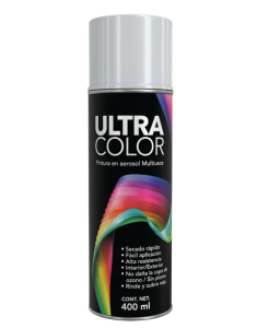 Pintura en aerosol 400ml blanco brillante Ultracolor