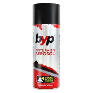 Pintura En Aerosol 400Ml Negro Mate Anm Byp