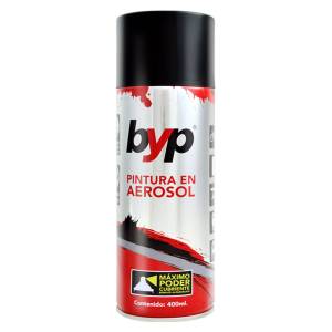 Pintura en aerosol 400ml negro satinado ANS BYP