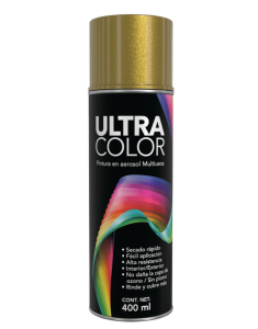 Pintura En Aerosol 400Ml Oro Ultracolor
