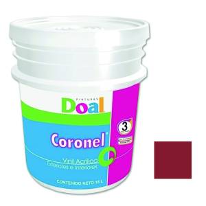 Pintura Vinil Coronel Rojo Ladrillo 18.0 Lt Doal