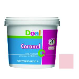 [101004705] Pintura vinil coronel rosa cacatua 4.0 lt Doal