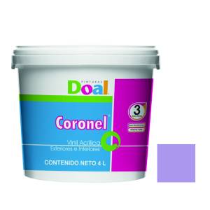Pintura Vinil Coronel Violeta 4.0 Lt Doal