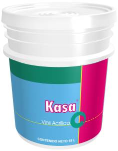 Pintura vinil kasa amarillo Canario 18.0 lt Doal