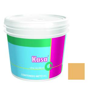Pintura vinil kasa amarillo napolitano 4.0 lt Doal