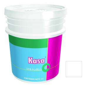 [7067ZN] Pintura vinil kasa blanco 18.0 lt Doal