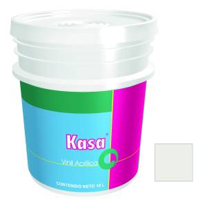 Pintura vinil kasa blanco ostion 18.0 lt Doal