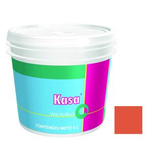 [100517105] Pintura vinil kasa mandarina 4.0 lt Doal