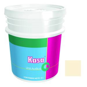 Pintura vinil kasa marfil 18.0 lt Doal