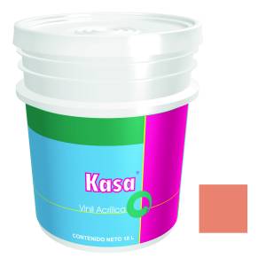 Pintura Vinil Kasa Naranja 18.0 Lt Doal