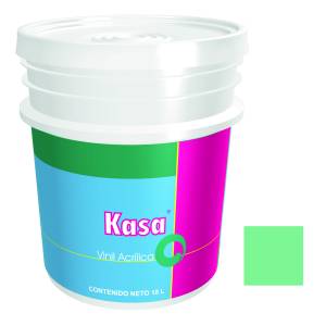 [7085ZN] Pintura vinil kasa verde 18.0 lt Doal