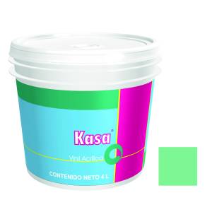 Pintura vinil kasa verde 4.0 lt Doal