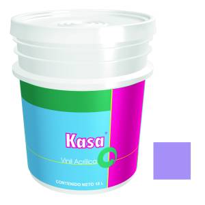 [100517012] Pintura Vinil Kasa Violeta 18.0 Lt Doal