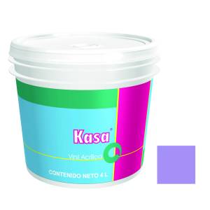[100517005] Pintura vinil kasa violeta 4.0 lt Doal