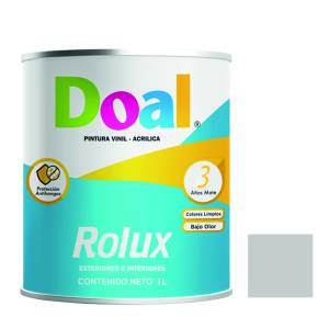 [101501404] Pintura vinil rolux 514 gris perla 1.0l Doal
