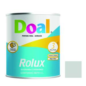 Pintura vinil rolux 514 gris perla 4.0l Doal