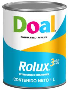 [101500804] Pintura Vinil Rolux Almendra 1.0 Lt Doal