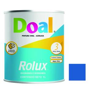 Pintura vinil rolux azul ceramico 1.0 lt Doal