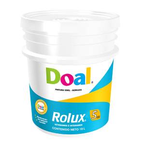 [101502106] Pintura vinil rolux blanco 19.0 lt Doal