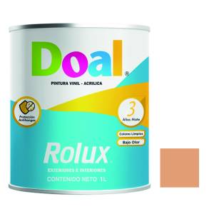 [101504404] Pintura Vinil Rolux Cafe Salmon 1.0 Lt Doal