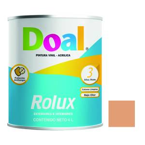 [101504405] Pintura vinil rolux cafe salmon 4.0 lt Doal