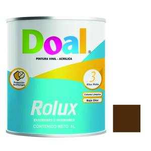 [101502604] Pintura vinil rolux castaño 1.0 lt Doal