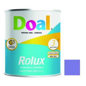Pintura vinil rolux lavanda 4.0 lt Doal
