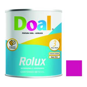 Pintura Vinil Rolux Rosa Exotico 4.0 Lt Doal