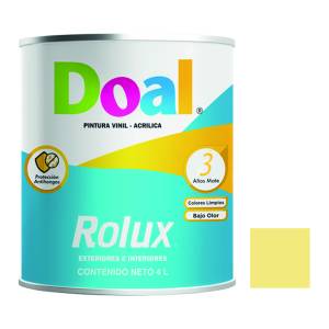 Pintura Vinil Rolux Vainilla 4.0 Lt Doal