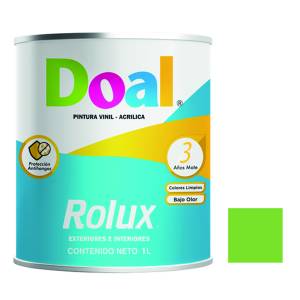 [101504904] Pintura Vinil Rolux Verde Manzana 1.0 Lt Doal