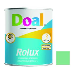 [101501505] Pintura vinil rolux verde mar 4.0 lt Doal
