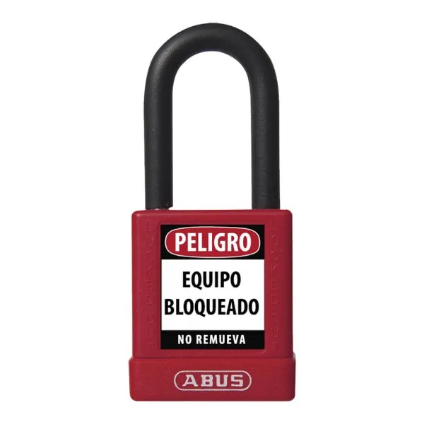 [AB-74/40-R] Candado Dieléctrico Rojo Abus 74/40