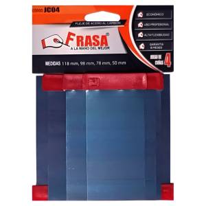 Set de 4 lainas con mango