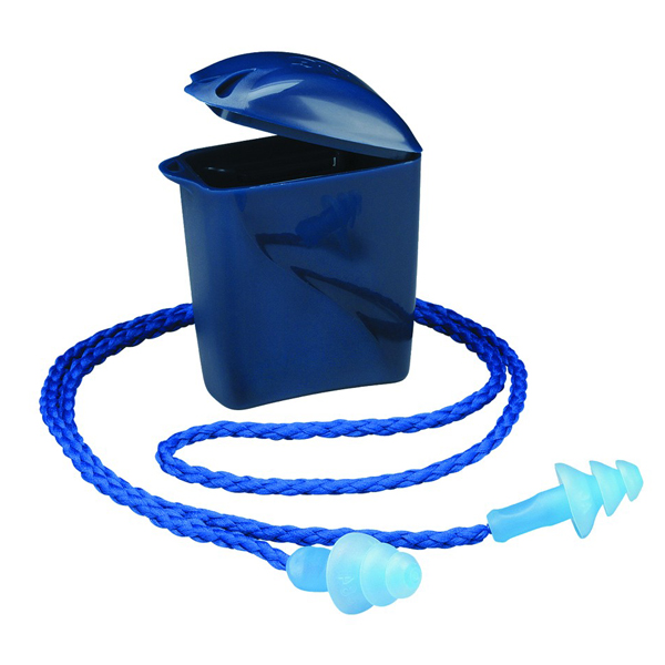 Tapon auditivo reusable termoplastico con estuche nrr 25 db c/50