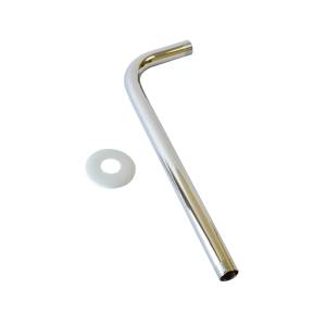 Brazo para regadera recto 35cm de acero inoxidable cromada BRLRV002 Vianti