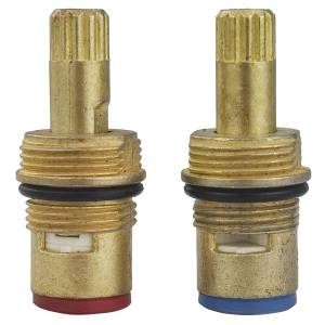 [283222ZN] Cartucho Ceramico Metal Estria Standard 1/4 De Vuelta Con 2Pz Vianti