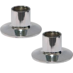 [RE07] Chapeton Para Llave Y Mezcladora Empotrar Cromado Con 2Pz Re07 Rugo
