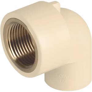 Codo CPVC 90 con inserto 013mm 1/2"