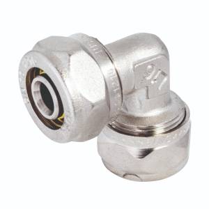[616484] Codo gas 90° laton 1/2" Iusa